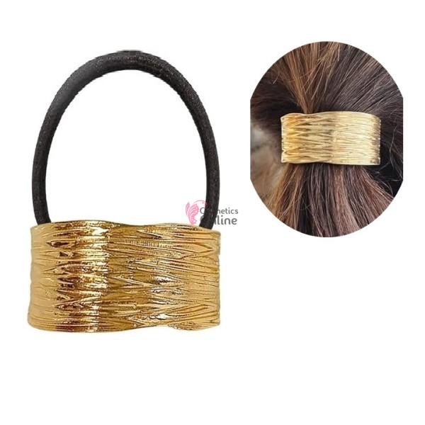 Inel pentru prins parul din metal model DMX01BB Auriu